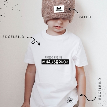 Bügelbild - Friede... Freude... WUTAUSBRUCH