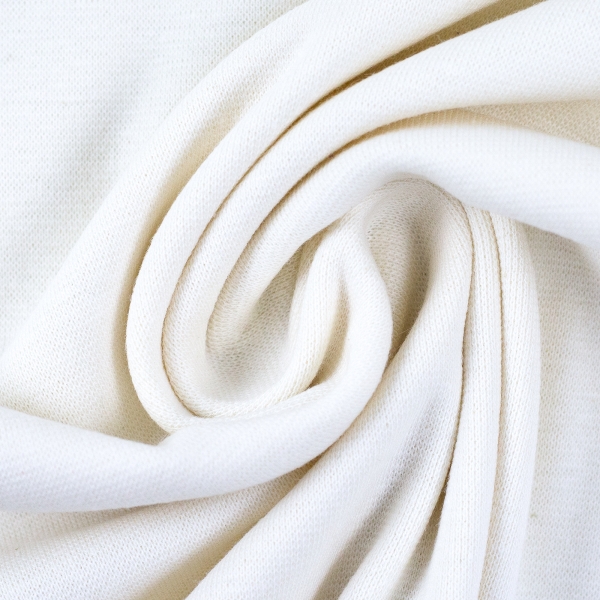 Swafing Maike Uni - Sommersweat French Terry - (Creme) Weiß