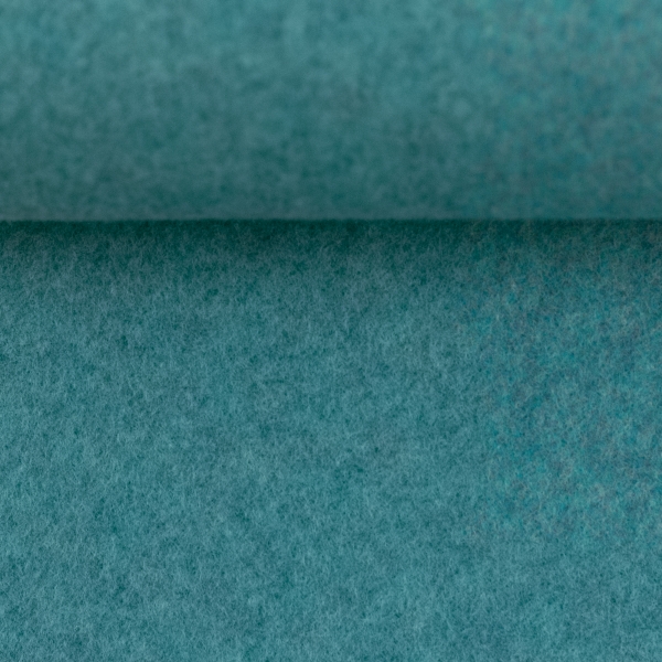 BIO Baumwollfleece - 100% Bio-Baumwolle - Petrol