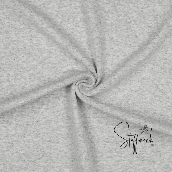 Bündchen Ecru meliert - Glatt