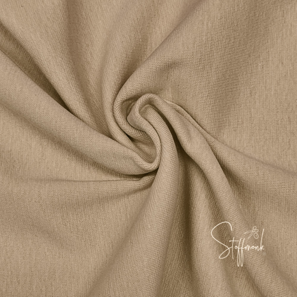 Bündchen Beige -  Uni Glatt