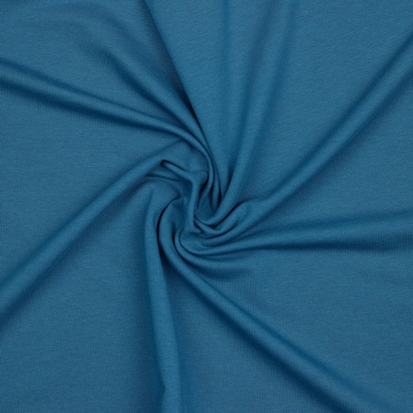 Bio Sommersweat French Terry - Uni - Jeansblau