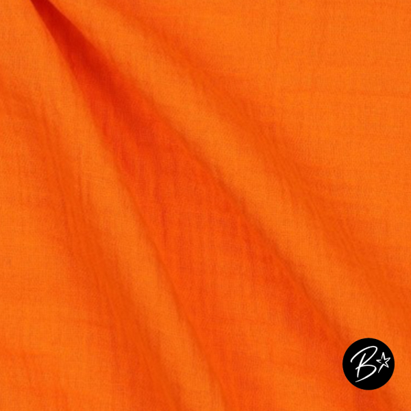 Musselin Double Gauze - #Orange