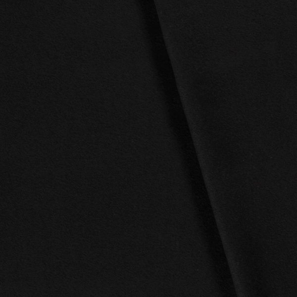 Baumwollfleece - 100% Baumwolle - Schwarz