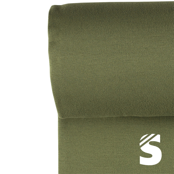 Bündchen # Tannengrün - Uni Glatt