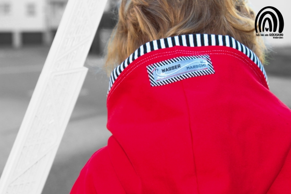 Patch / Aufnäher  - "Feurerwehrhubschrauber" mit Flammen