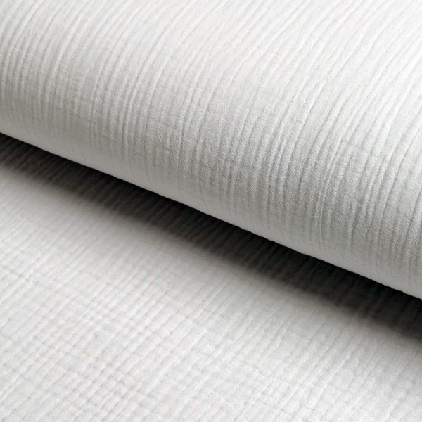Musselin TRIPLE LAYER (3-lagig) - Weiß