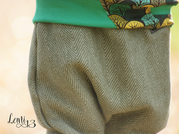 Sweat Felix Fischgrätmuster Schwarz