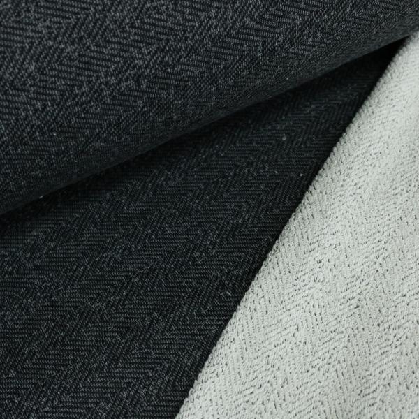 Sweat Felix Fischgrätmuster Schwarz