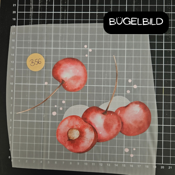 Bügelbild - B56 - Kirschen - ca.15cm - 3,50€