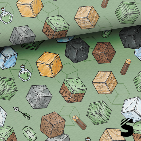 Blocks     -  French Terry  (Reaktivdruck)