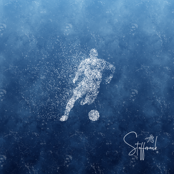 Ep - EINZEL Panel - FUSSBALL #royalblau - Bio Jersey