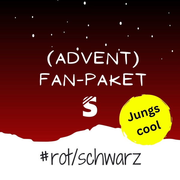 Adventspaket/Weihnachtspaket   -   ROT/SCHWARZ - " JUNGS COOL "