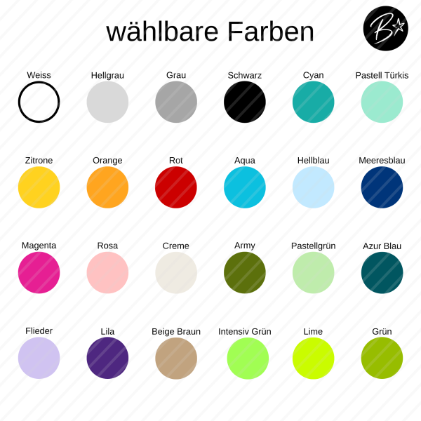 Bügelbild "Alles nur eine PHASE - STROKE" - Farben & Größe frei wählbar