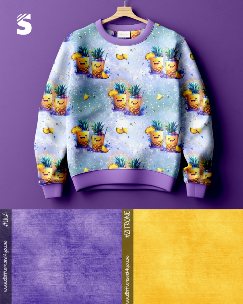 Ep - Denim #lila - Bio French Terry