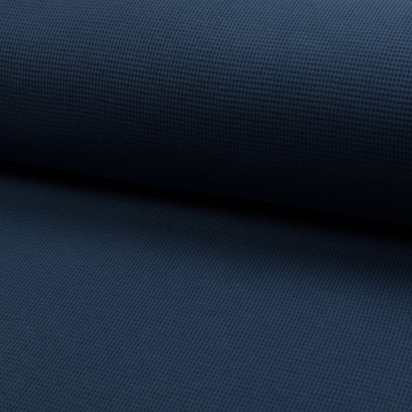 Waffelstrick Jersey - Denim