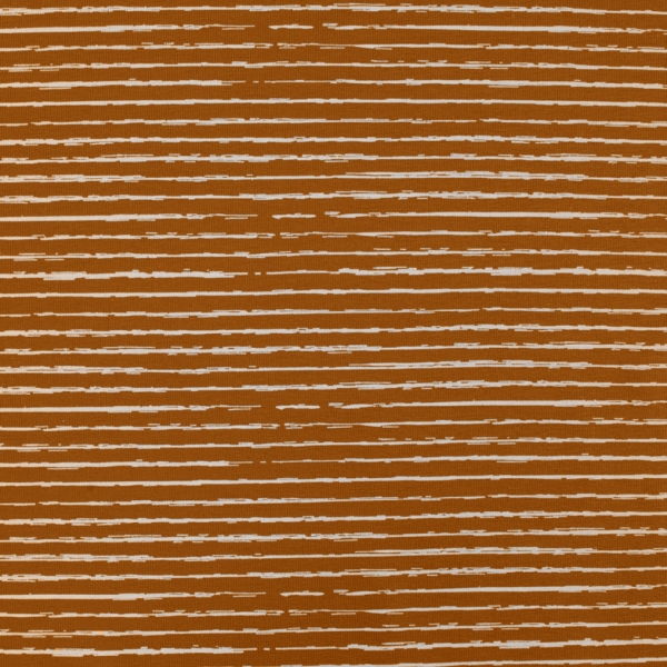 Baumwoll Jersey Streifen - Caramel