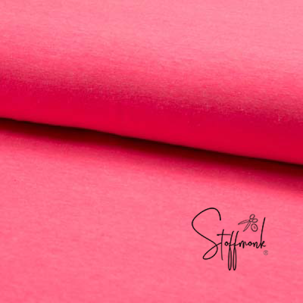 Baumwoll Jersey - NEON Pink