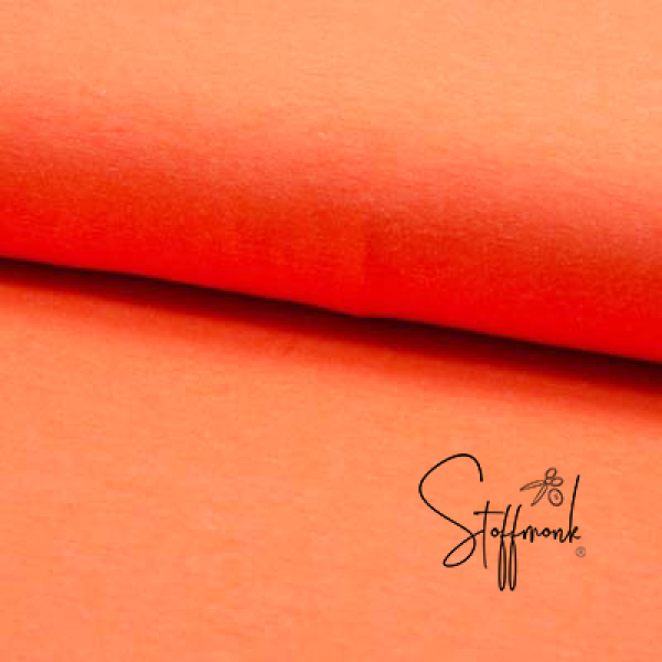 Baumwoll Jersey - NEON Orange