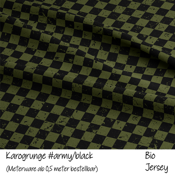 Ep - Karogrunge #army/black - Bio Jersey