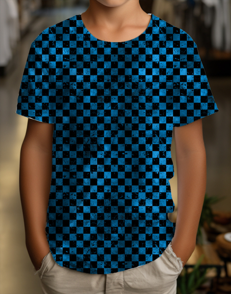 Karogrunge - #royalblau  -  Bio Jersey