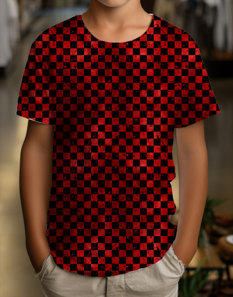 Karogrunge - #rot  -  Bio Jersey