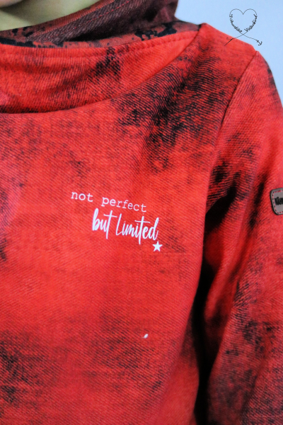 DENIM - #dunkelgrau/rot - Bio French Terry