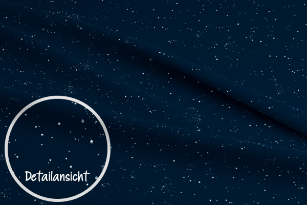 Konfetti #dunkelblau/weiss - Bio Jersey