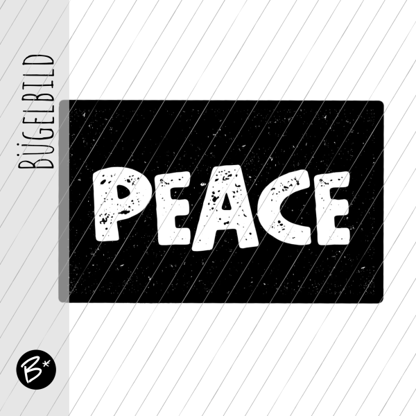 Bügelbild - PEACE