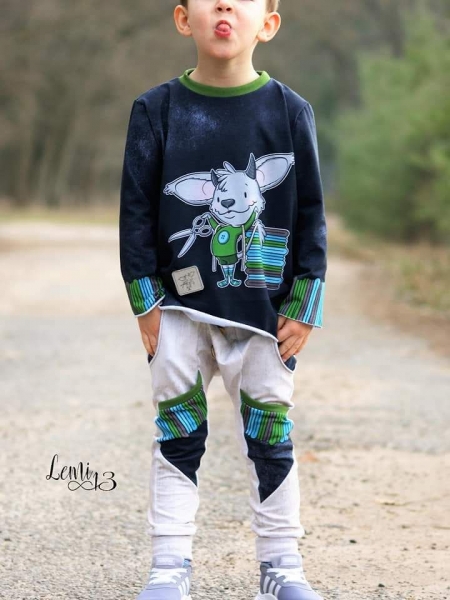 Eigenproduktion "Stoffmonk - Junge" BIO Jersey