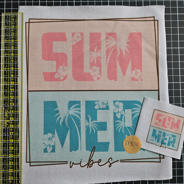 P004 - Patch SET - Summer Vibes - 22cm + 5cm - 4,50 €