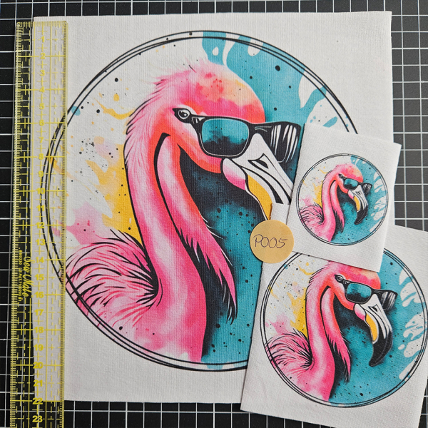 P005 - Patch SET - Flamingo - 20cm + 10cm + 5cm - 6,50 €