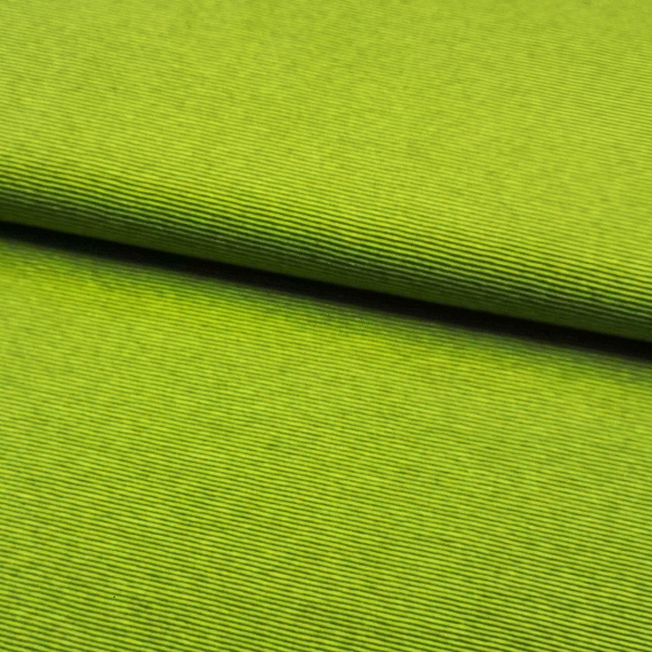 Baumwoll Jersey mini Streifen 1mm - grün -