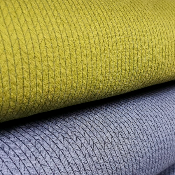 Strick Jersey - Khaki - Recycled Cotton