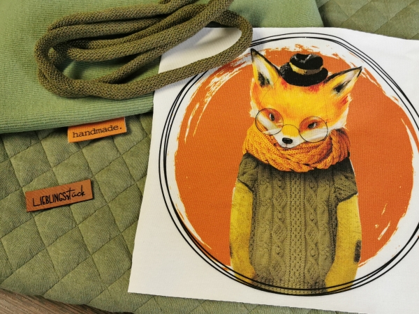 Patch / Aufnäher  - Winter FOX - ROST