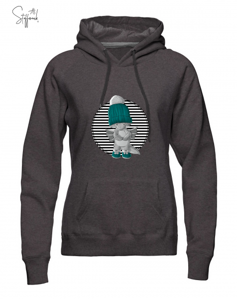 Patch / Aufnäher  - Winterdrache - Petrol