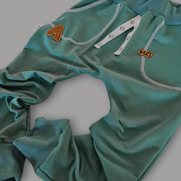 - ÜBERBREITE 100cm -Bündchen Heike - Smaragd Uni