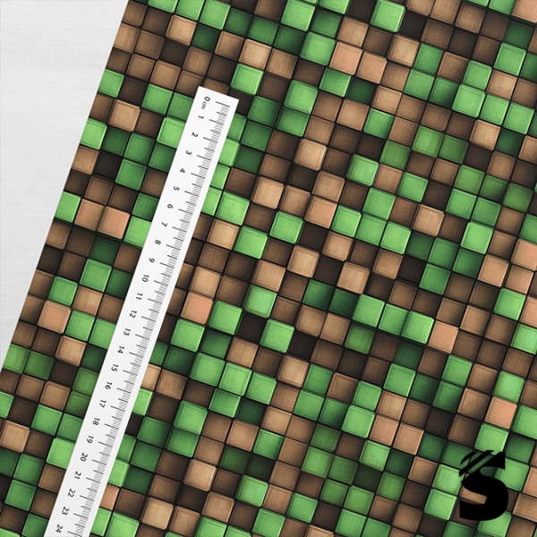 Pixel  3D  -  French Terry  (Reaktivdruck)