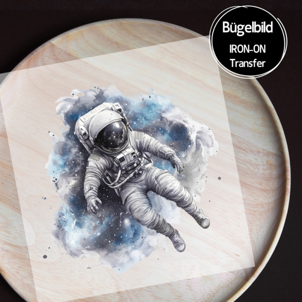 Bügelbild - " Astronaut schwebend "
