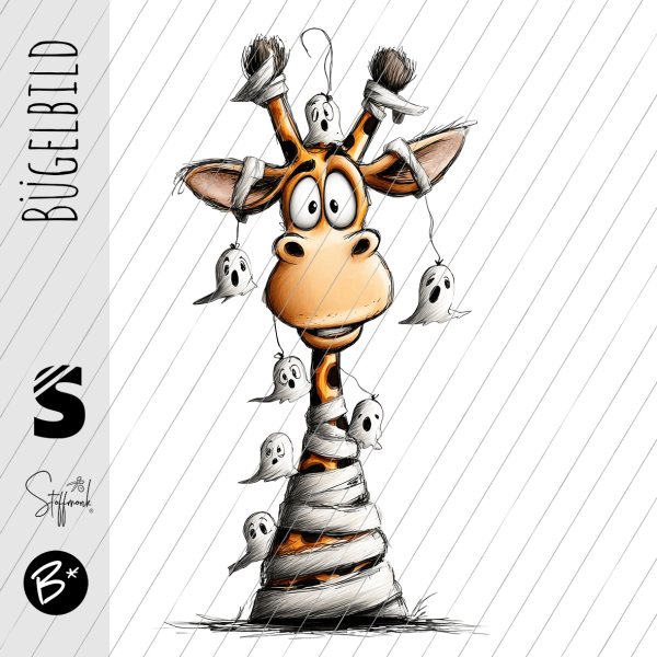Bügelbild - H8 - " Giraffe "