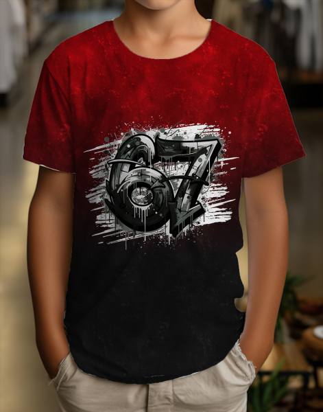 KOMBI Panel - " ROT/SCHWARZ " -  Jersey - Höhe ca. 0,8 Meter/volle Breite