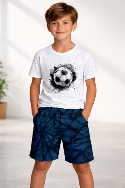 Strokes #dunkelblau   - Bio French Terry