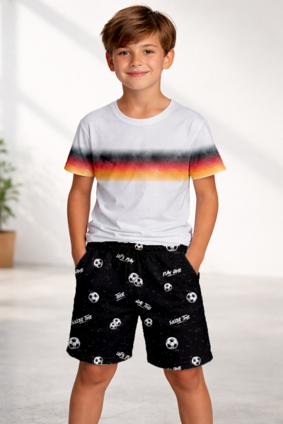 Fußbälle #schwarz  - Bio Jersey