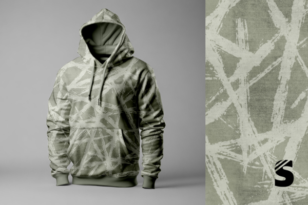 STROKES #oliv - Bio French Terry