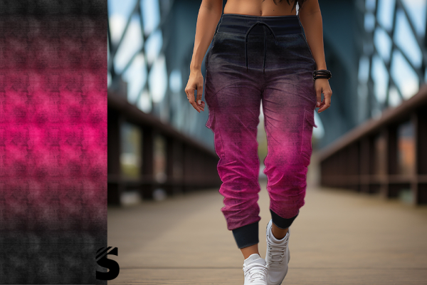 DENIM - #dunkelgrau/pink - Bio French Terry