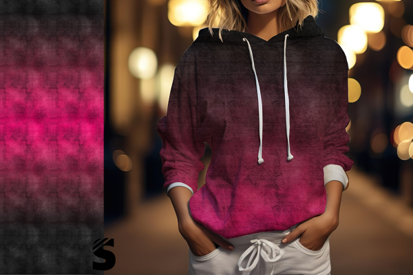 DENIM - #dunkelgrau/pink - Bio French Terry