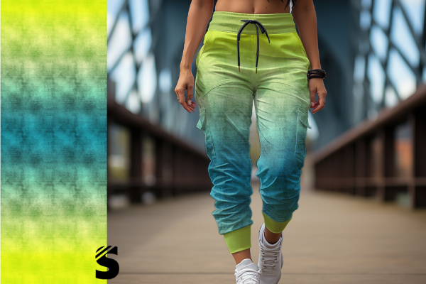 DENIM - #petrol/helllime - Bio French Terry