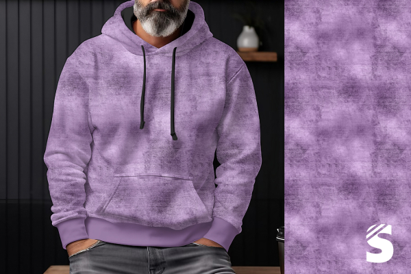 Denim  #Purple   - Bio French Terry