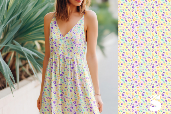 LEO  #Lila/Gelb  - Bio Jersey