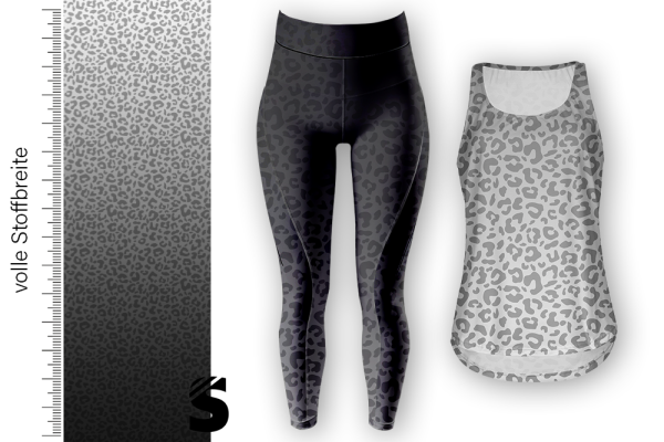 LEO - #hellgrau/dunkelgrau - Sport/-Funktionsjersey Lycra